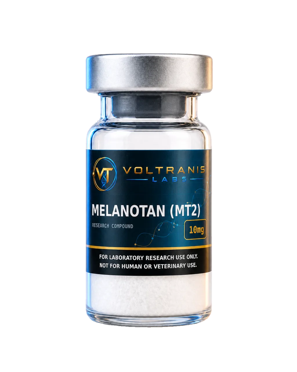 Melanotan (MT2) 10mg — labelled vial, product photograph