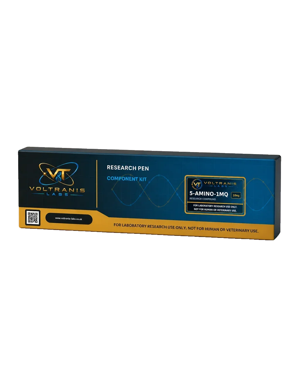 5-Amino-1MQ 10mg — labelled pen box, product photograph