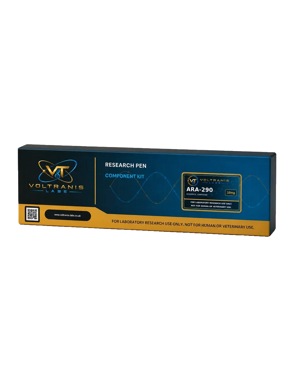 ARA-290 10mg — labelled pen box, product photograph