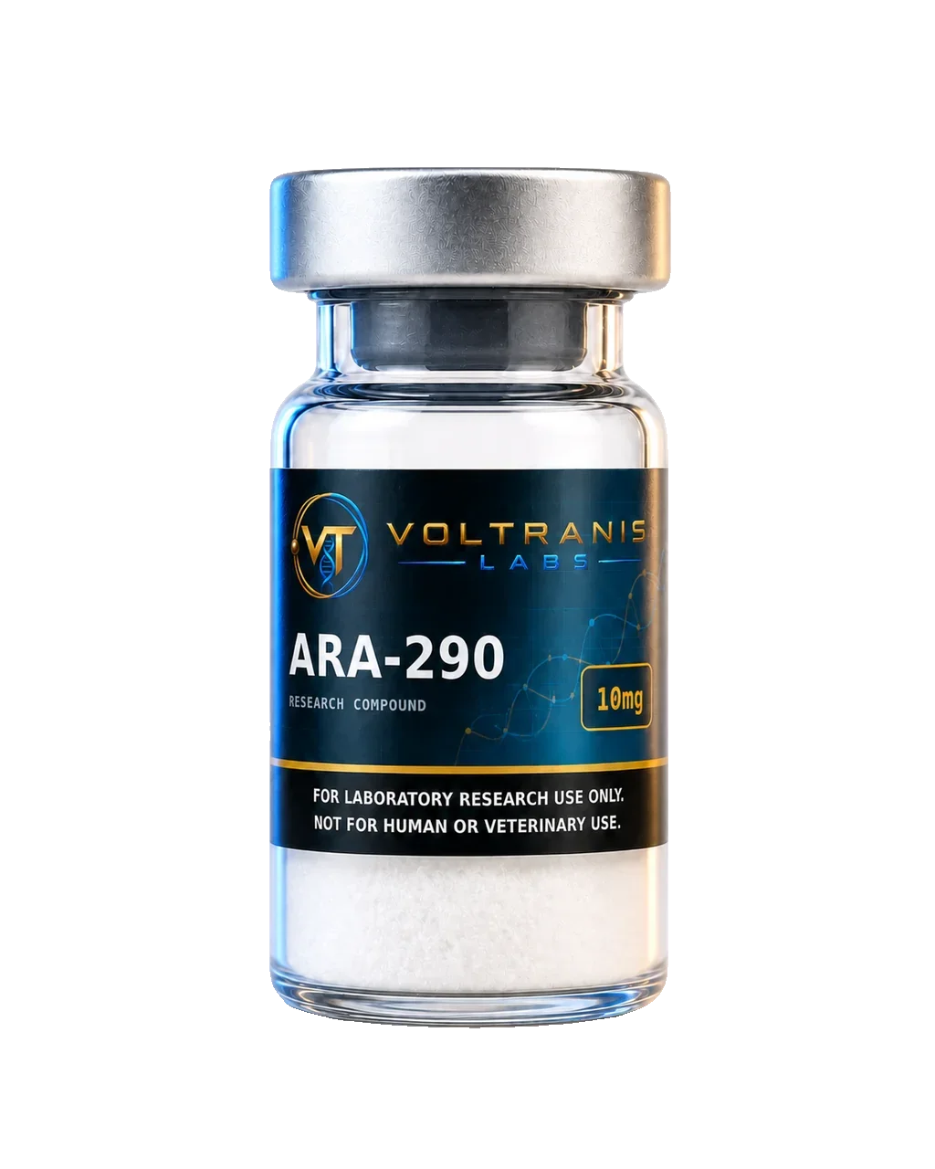 ARA-290 10mg — labelled vial, product photograph