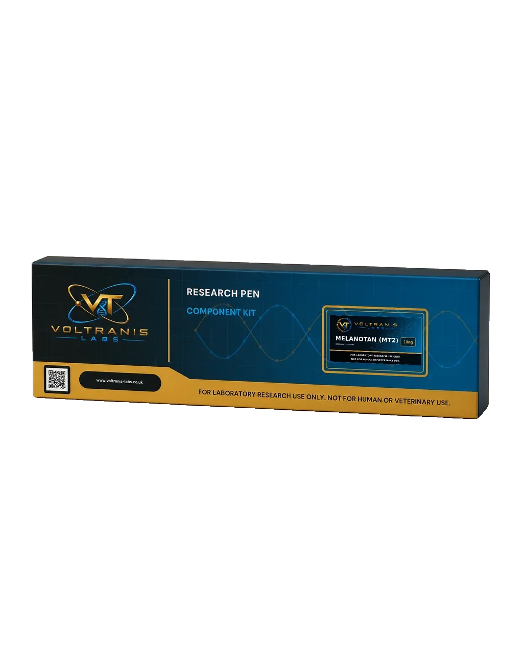 Melanotan (MT2) 10mg — labelled pen box, product photograph
