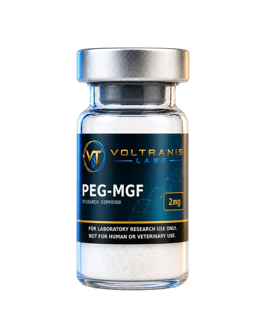 PEG-MGF 2mg — labelled vial, product photograph
