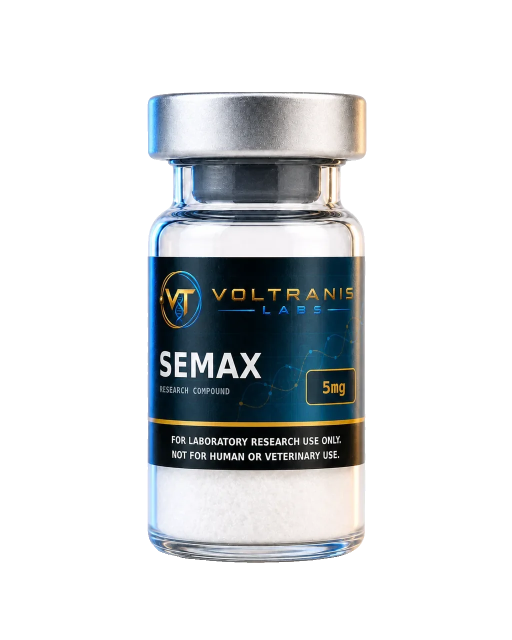 Semax 5mg — labelled vial, product photograph