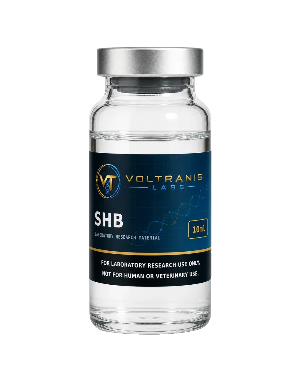 SHB 10ml — labelled vial, product photograph