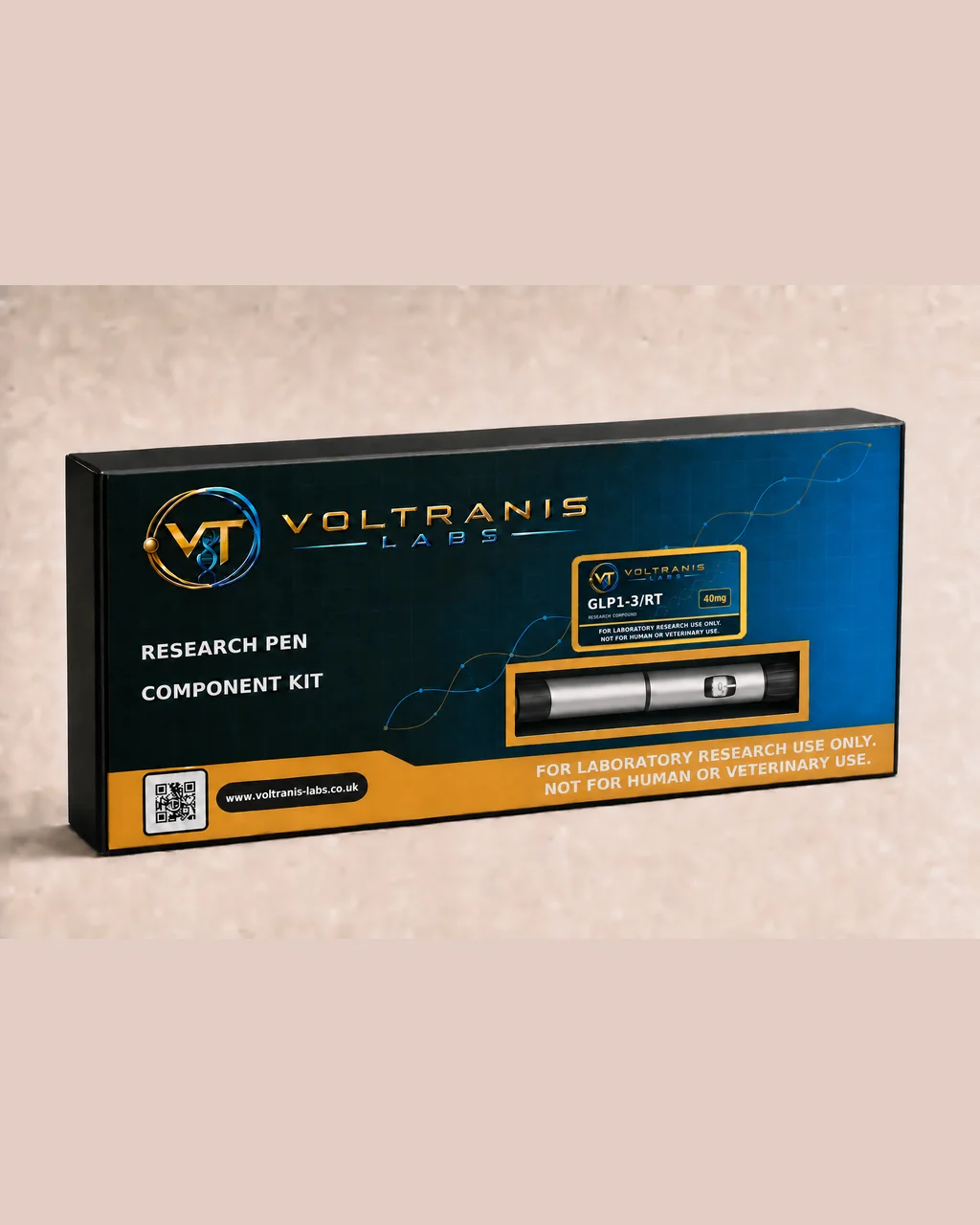 GLP1-3/RT 40mg — labelled pen box, product photograph