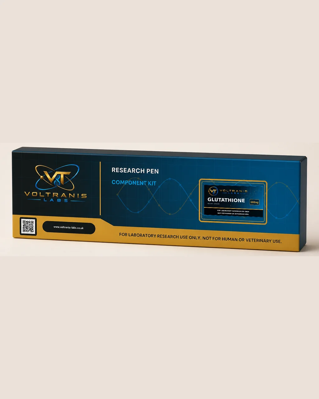 Glutathione 600mg — labelled pen box, product photograph