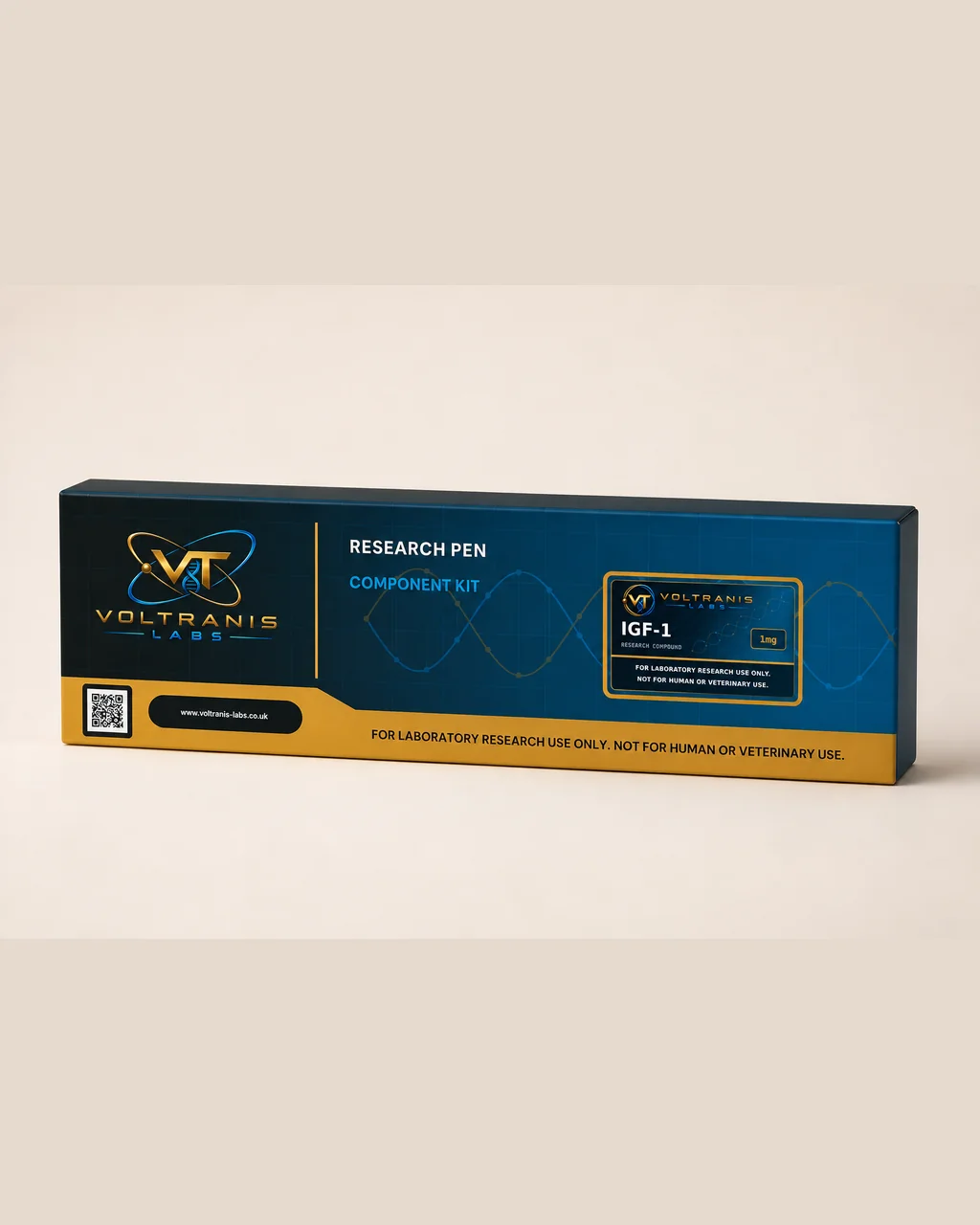 IGF-1 1mg — labelled pen box, product photograph