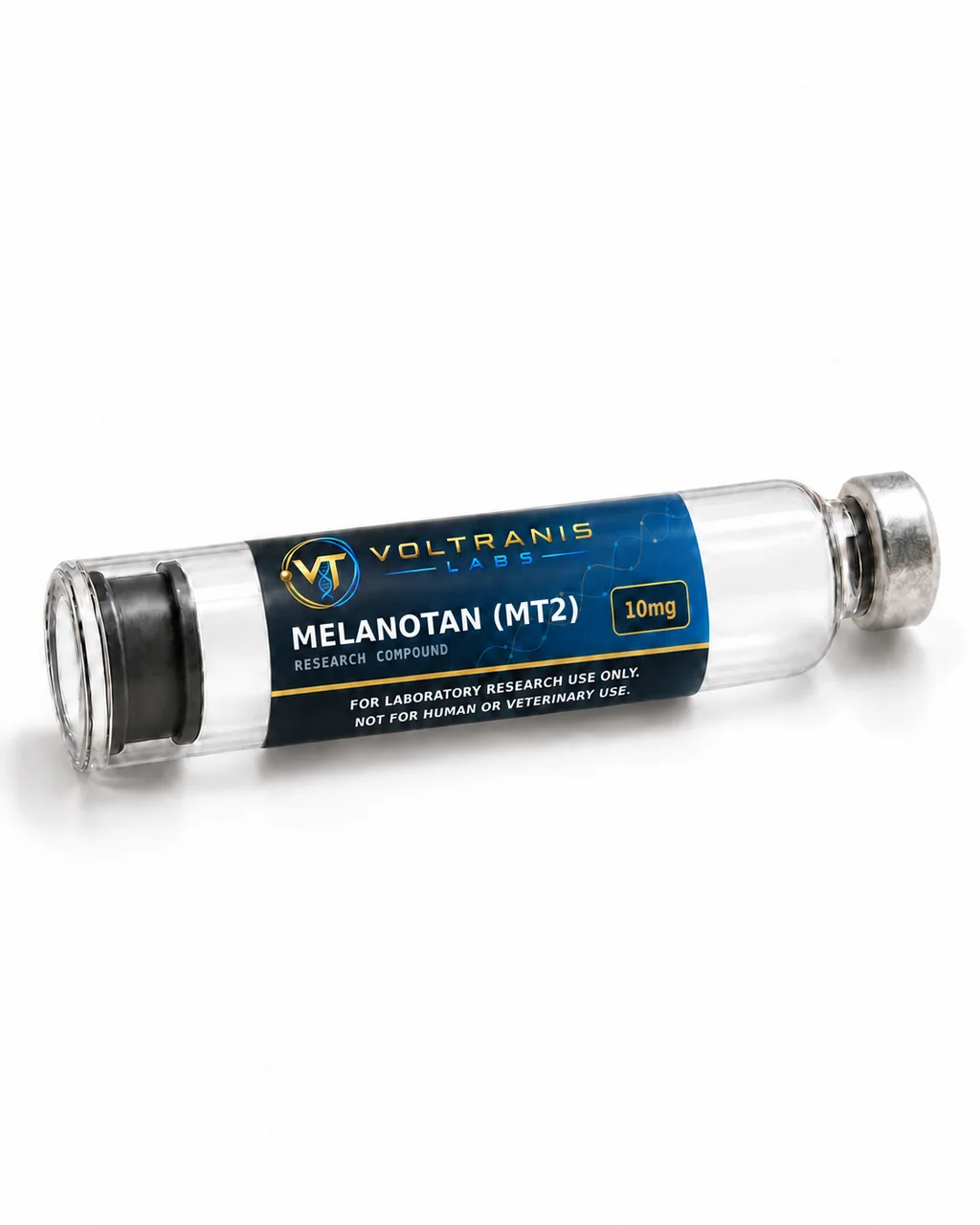 Melanotan (MT2) 10mg — labelled cartridge, product photograph