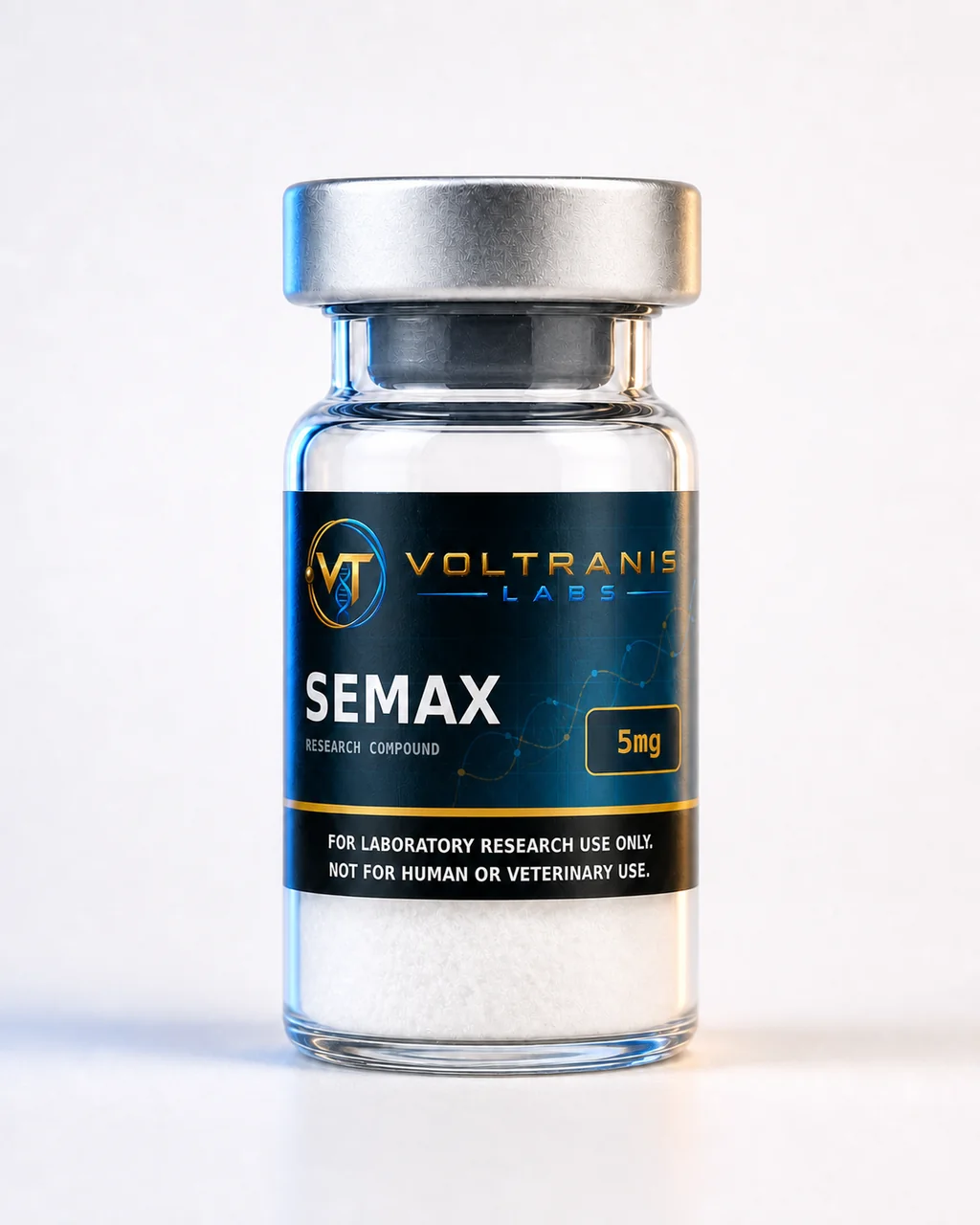 Semax 5mg — labelled vial, product photograph