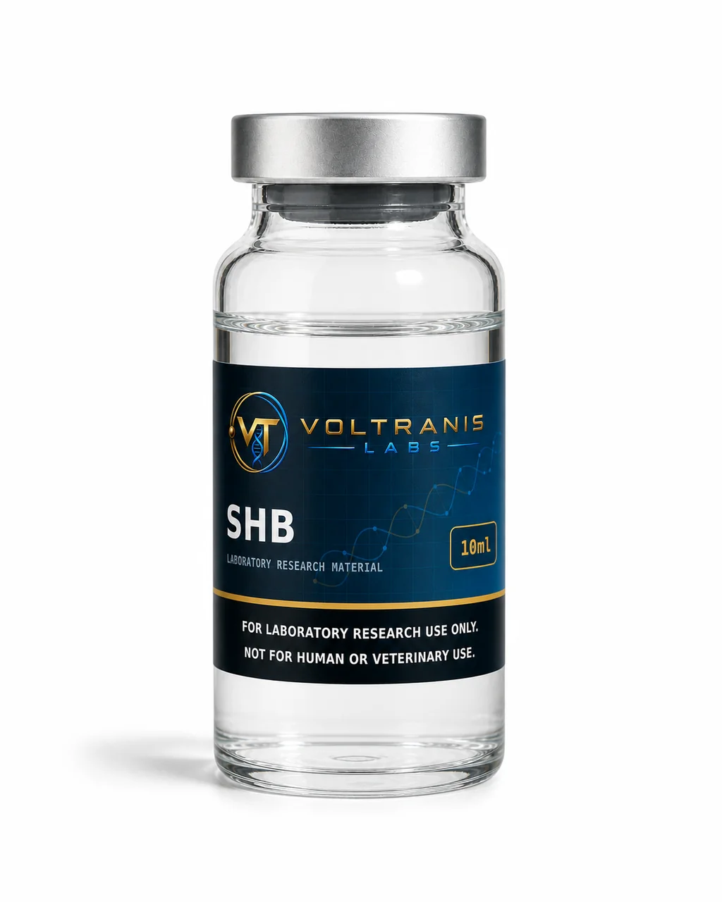 SHB 10ml — labelled vial, product photograph