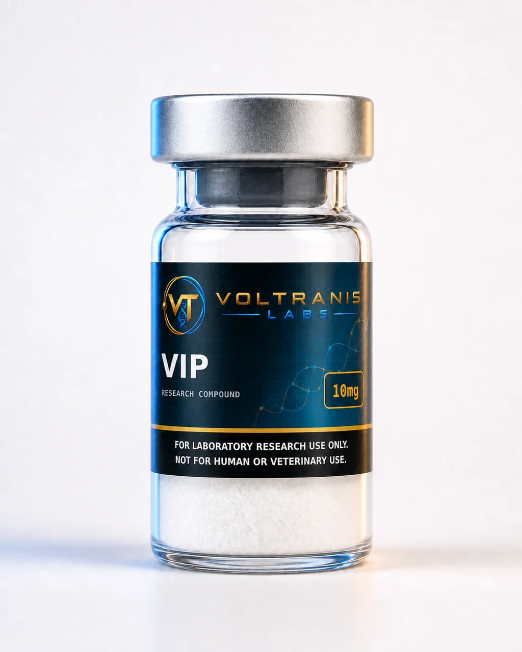 VIP 10mg — labelled vial, product photograph
